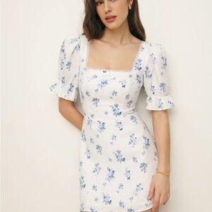 Reformation Evianna Linen Dress
